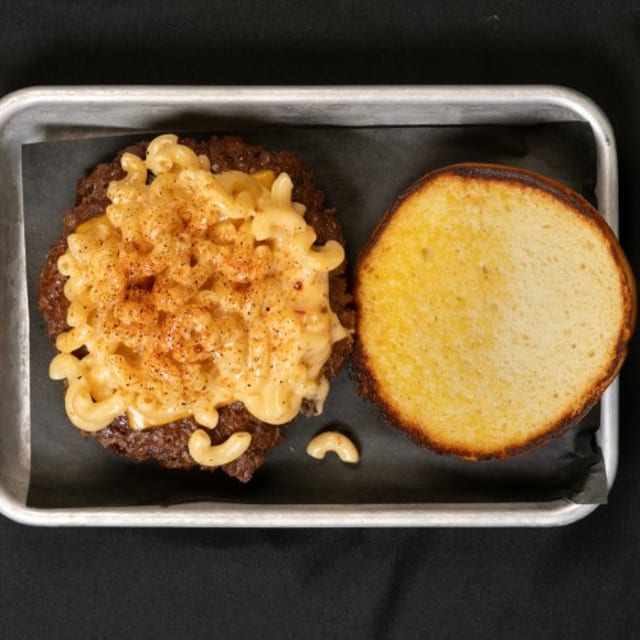 Mac & Cheese Burger.