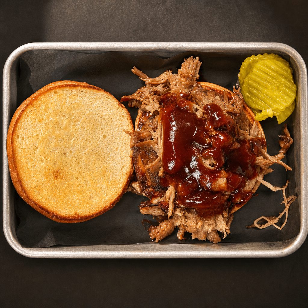 Pulled Pork Sandwich.