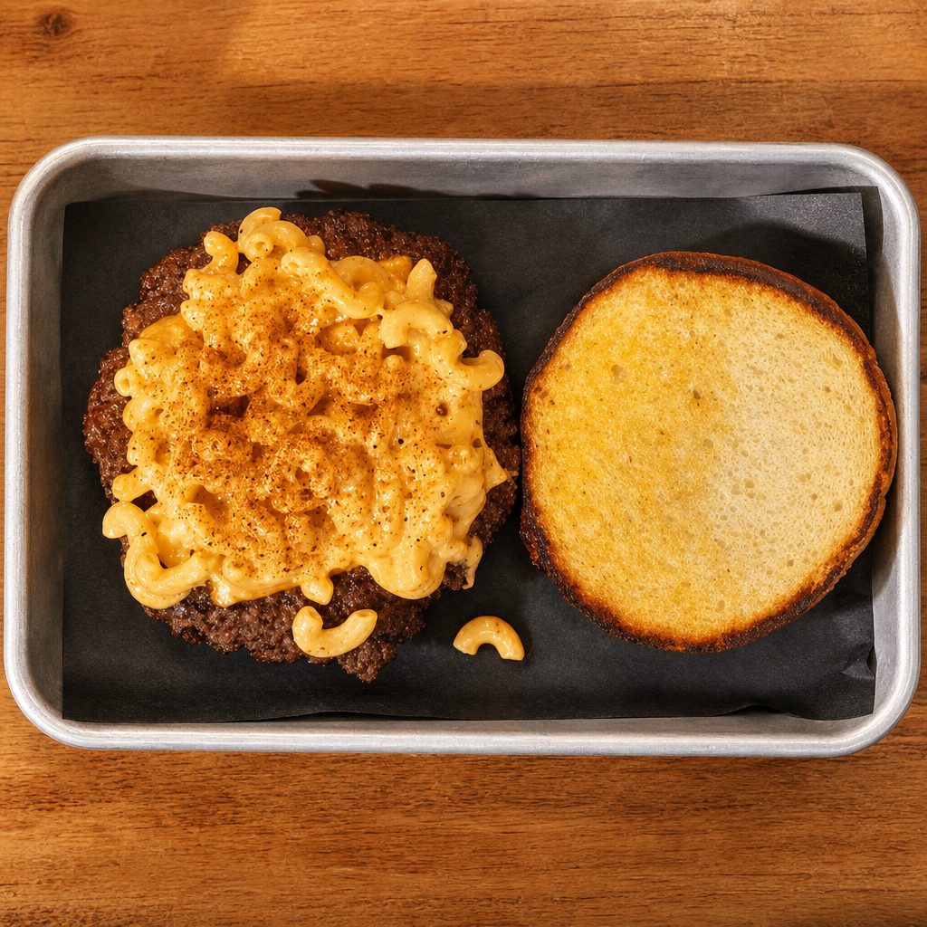 Mac & Cheese Burger.