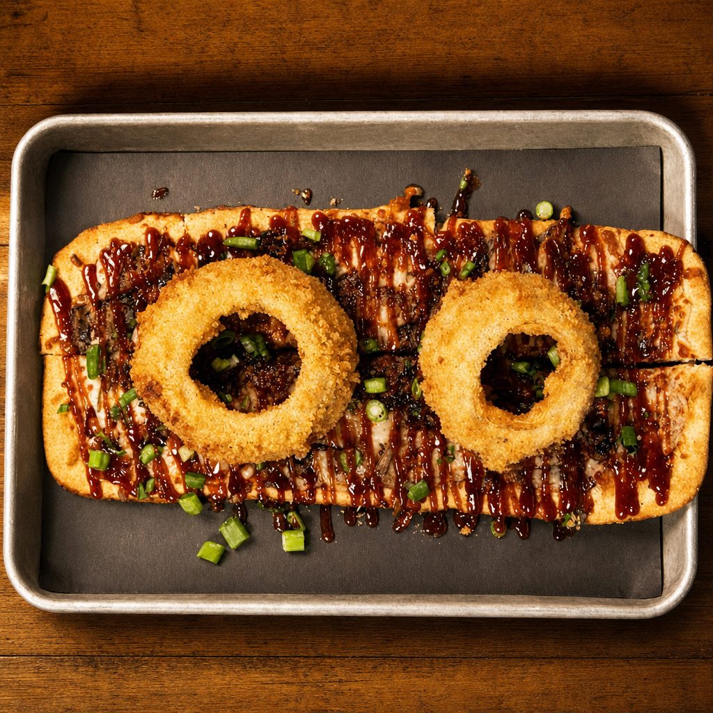 BBQ Duo Flatbread.